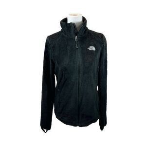 Ladies The North Face Osito‎ Black Fleece Full Zip Jacket Size Small